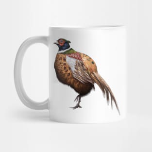 Cute Pheasant Drawing Mug